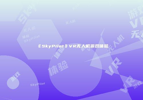 《SkyPilot》VR无人机游戏体验