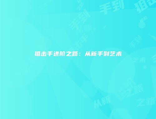 狙击手进阶之路：从新手到艺术
