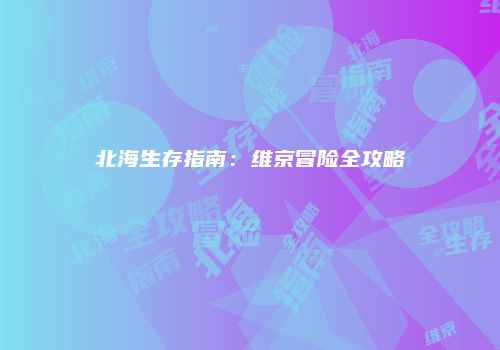 北海生存指南：维京冒险全攻略